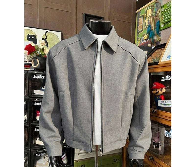 Shoulder - padded Cropped Avant - garde And Stylish Black Tech - inspired Jacket - Elevra