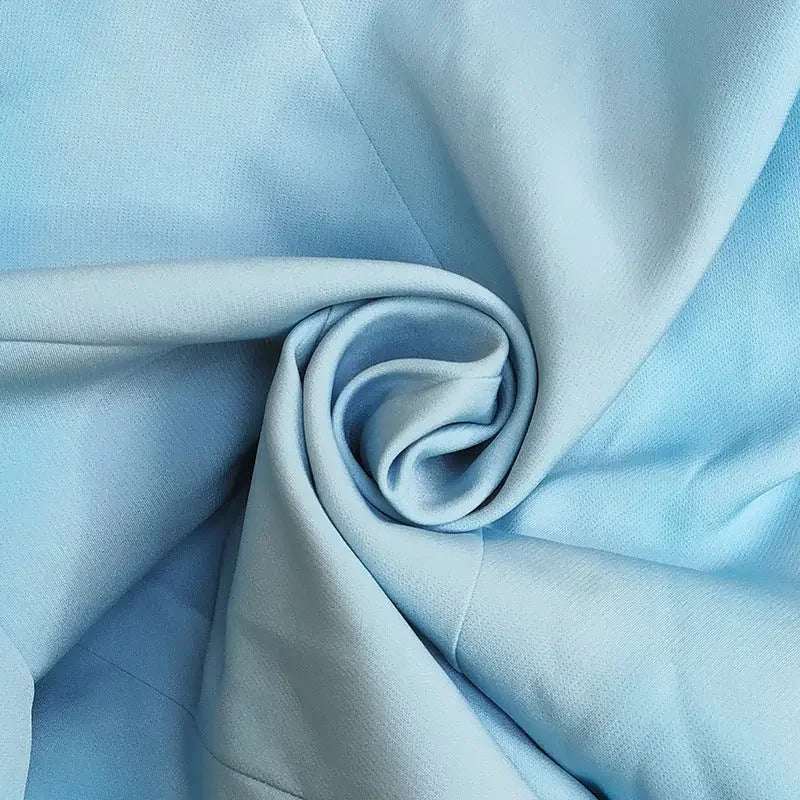 Solid Color Temperament Long Sleeve Suit Straight Trousers Business Suit - Elevra