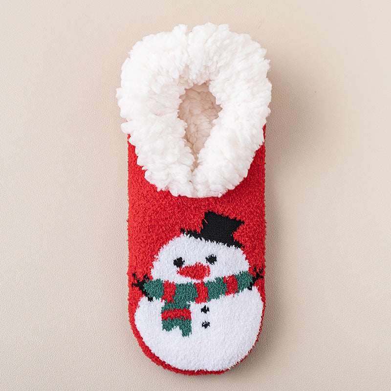 Thickened Indoor Non - Slip Socks – Warm Lambswool Room Socks - Elevra