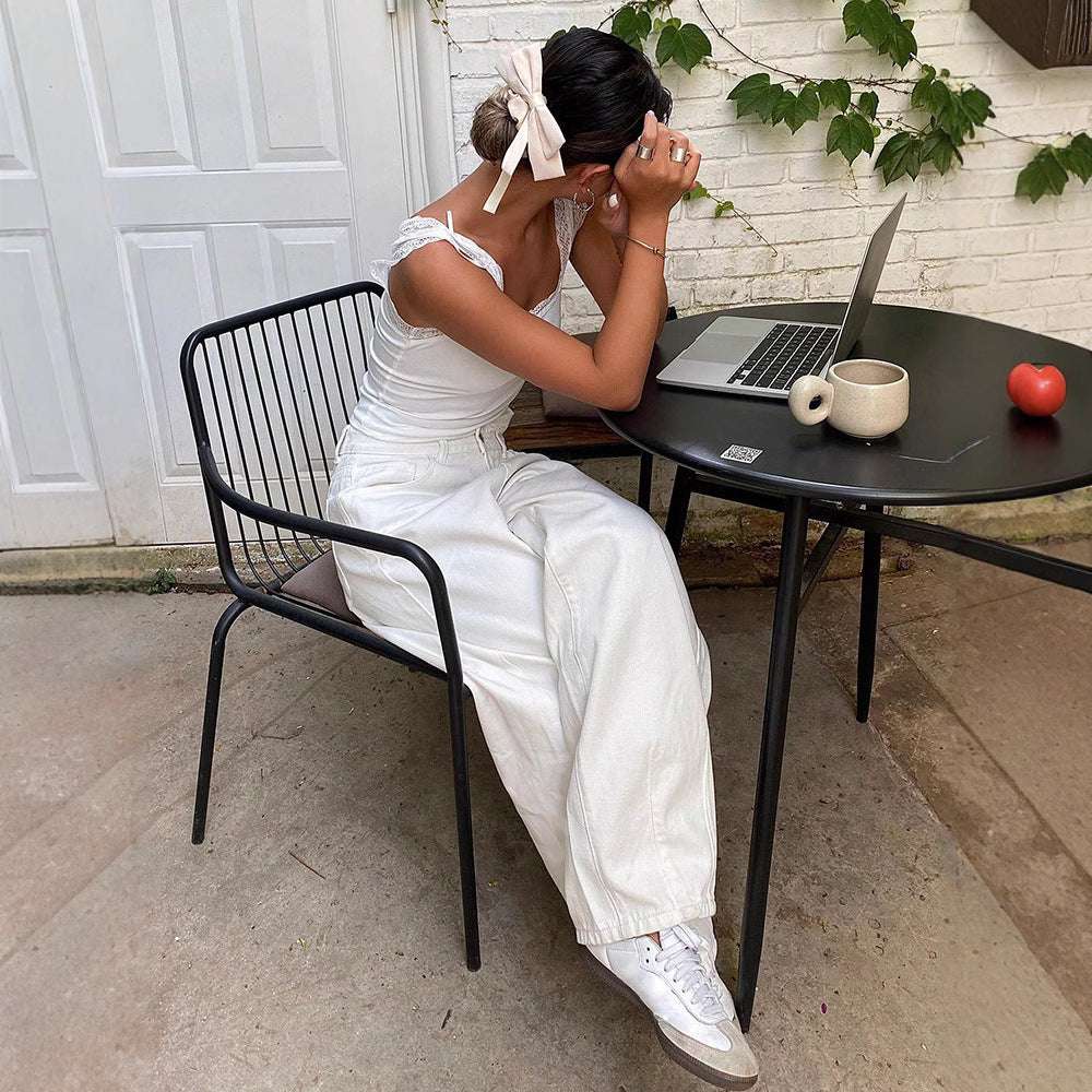 Vintage Jeans Wide Leg Casual Long Pants - Elevra