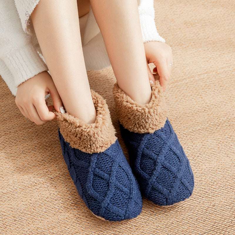 Winter Non Slip Slipper Socks – Warm Cozy Indoor Floor Socks - Elevra
