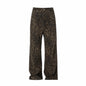 Women's Fashion Vintage Leopard Jeans - Elevra