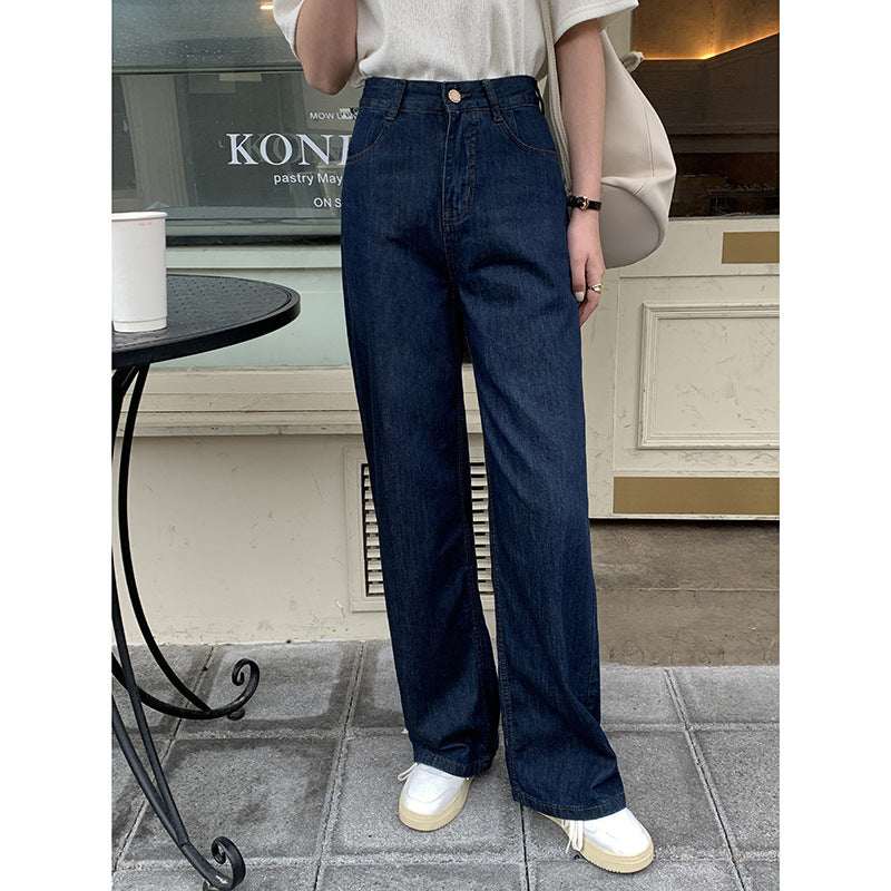 Women's High Waist Vintage Distressed Jeans - Elevra